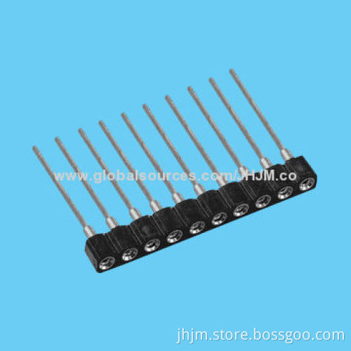 IC Socket Connector/Strip, 2.54/5.08/7.62mm Pitch, 2-80 DIP Pins, Single/Double Rows, 17.8mm